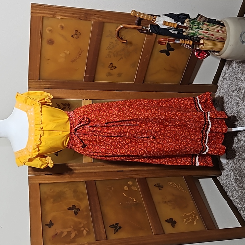 Vintage 70’s TooTique Boho Top & Skirt Set